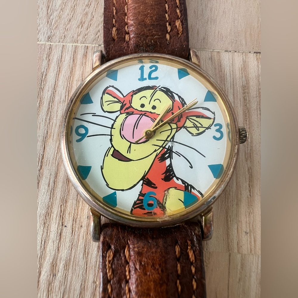 Vintage Timex Disney Tigger Watch NEW BATTERY